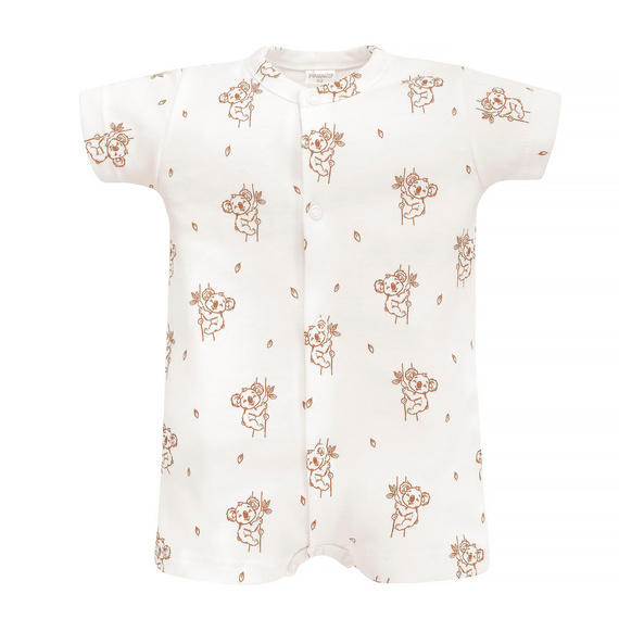 Lovely Day Rampers rozpinany Pinokio - ecru koala