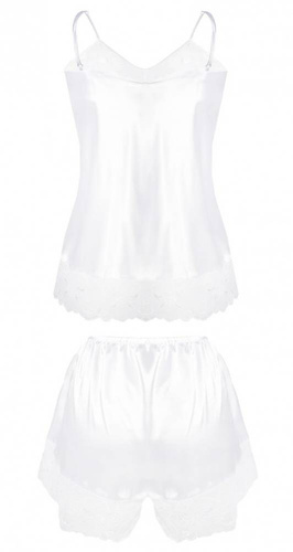 Brenda Komplet piżama damska DKaren- jasny ecru