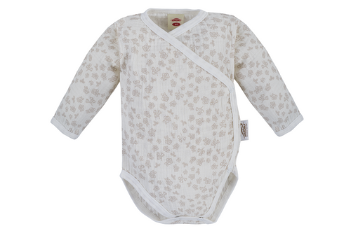 03246 "Rose Flower" Body rozpinane muślinowe Makoma