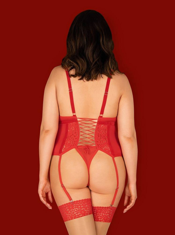 Blossmina Gorset Obsessive czerwony 