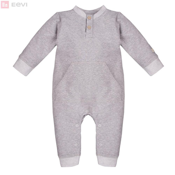 Pajac kangurek bez stópek "Simply Comfy" Ewa Klucze - szary 