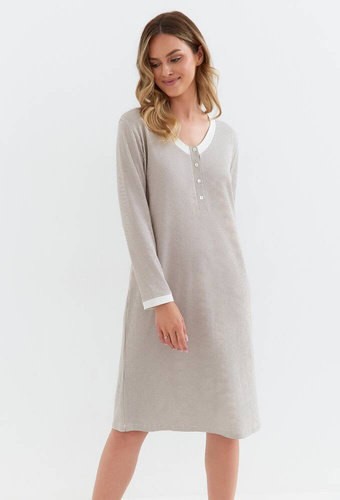 130 Koszula Nocna Cana Interlock - brązowy