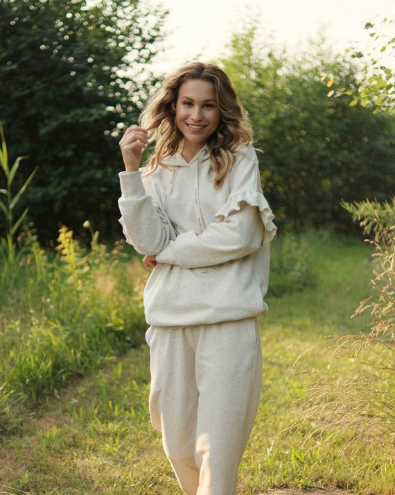 4308 Bluza dresowa Doctor Nap - salt pepper