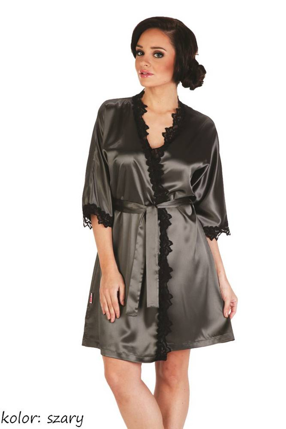 929 Kleoree Szlafrok damski De Lafense - szary