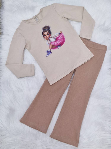 Sweet Girl Bluzka długi rękaw Bambarillo beżowy