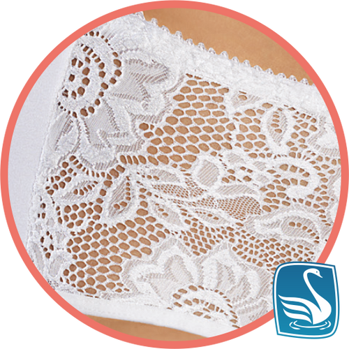 100 Figi Damskie Gabidar - biały