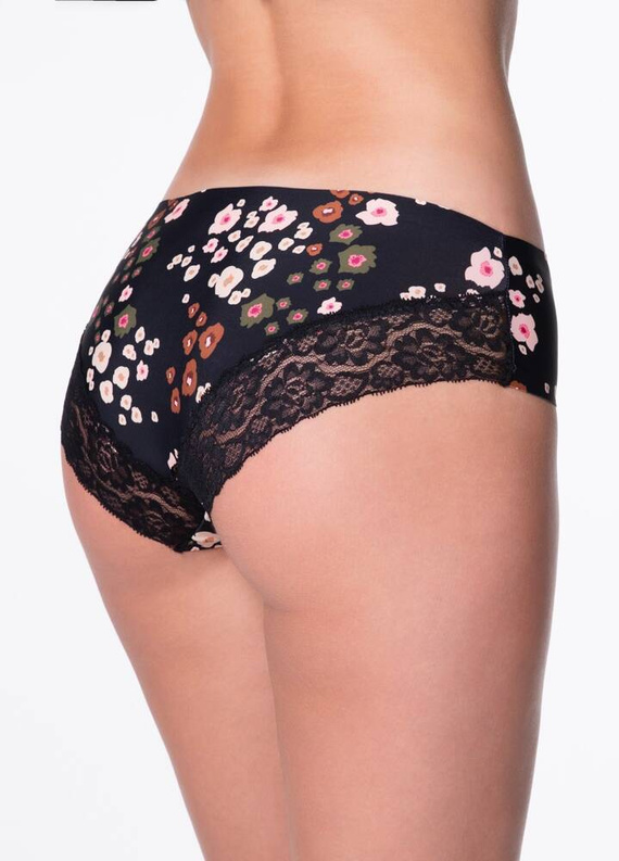 Cheekie Peggy Brown Figi damskie Julimex- czarny