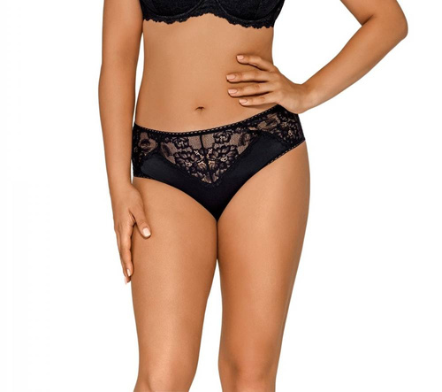 1970 Biustonosz push-up Ava czarny