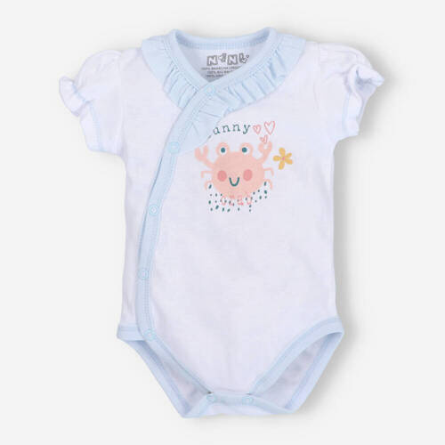 ABN-3935 Sunny Body kopertowe z bawełny organicznej Nini biały