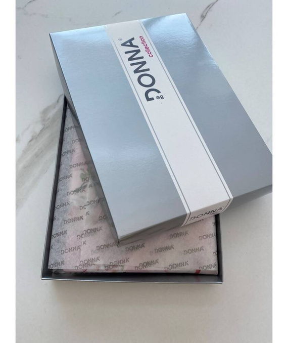 Rosa koszulka nocna Donna ecru-różowy pudrowy	