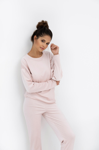 Harmony Piżama welurowa Homewear Sensis – polska produkcja, długi rękaw i spodnie