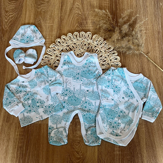 WP437 "Forest" Wyprawka niemowlęca Mamatti