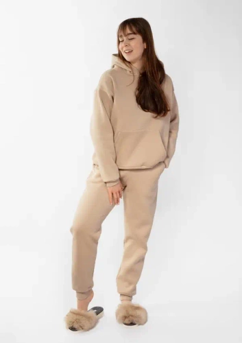 Randi Dresowy komplet damski Dkaren - cappuccino