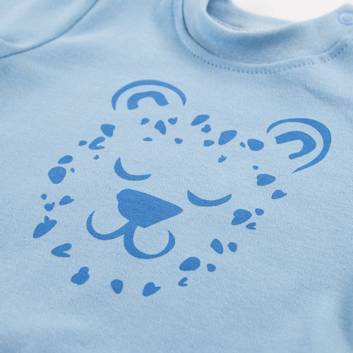 Nature Bluzka z nadrukiem Ewa Klucze- niebieski