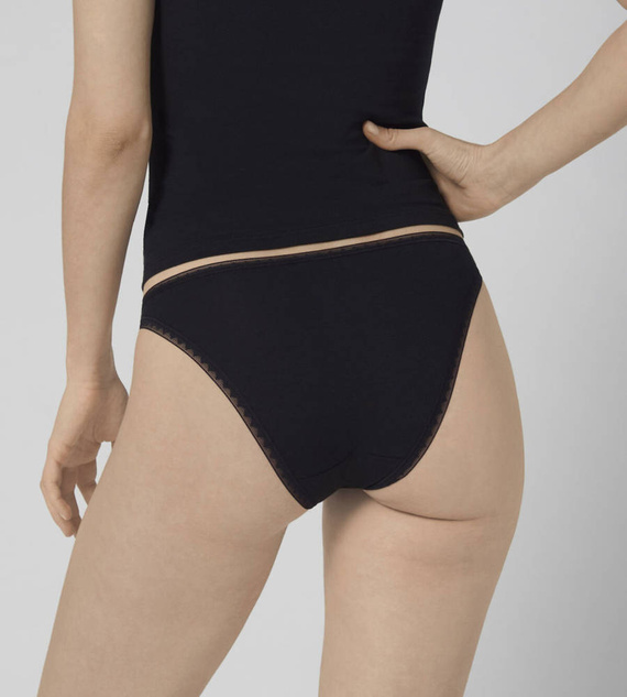 Figi mini 2 pak Damskie Sloggi go - black