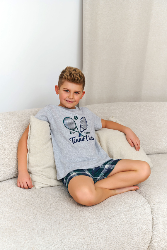 Piżama dziecięca 7402 Doctor Nap Tennis bawełniana