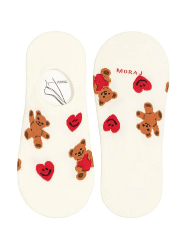 CDB200-140 Baleriny Moraj Damskie – Wygodne Baleriny z Silikonem na Pięcie i Płaskimi Szwami