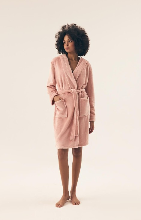 42877 Brid Szlafrok damski Henderson - pastel pink