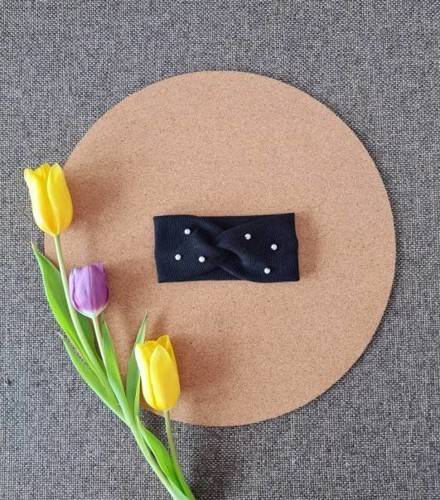 16DC Opaska dla dziewczynki Marija - czarny