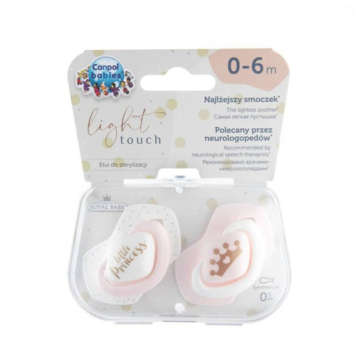Little Prince smoczek light touch Canpol Babies 