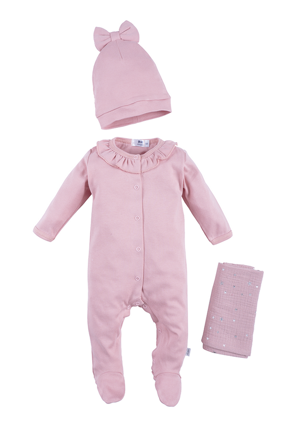 1719 Cherry Wyprawka 3-częściowa Marija - różowy