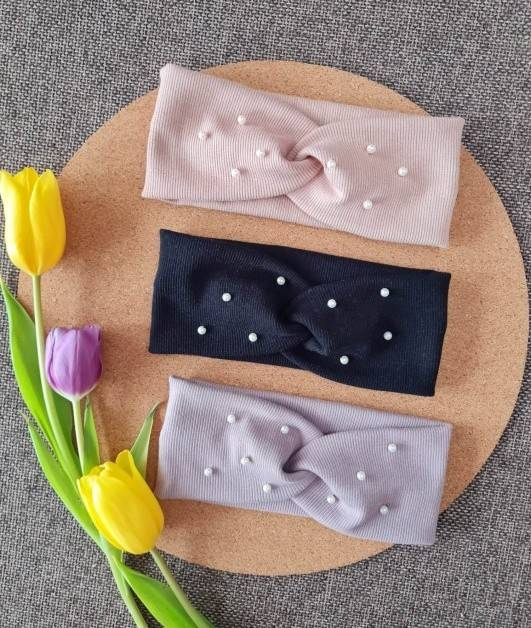 16KF damska opaska na głowę Marija - fiolet