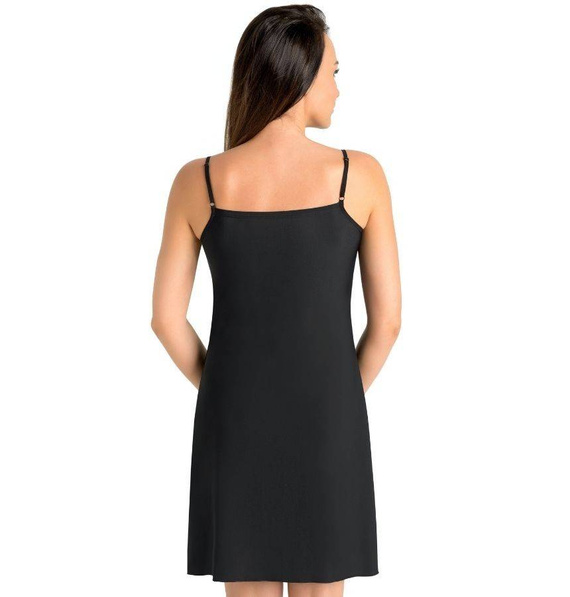 2122 Tori koszula nocna na ramiączkach Teyli - czarny