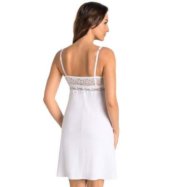 2813 Esso koszula nocna na ramiączkach Teyli - biały