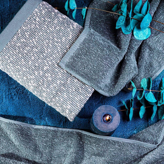 Palermo Ręcznik bawełniany Eurofirany niebieski