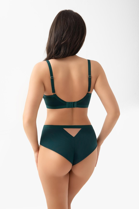 Gorsenia G034 Aisha Biustonosz Soft Side Support duży biust haft