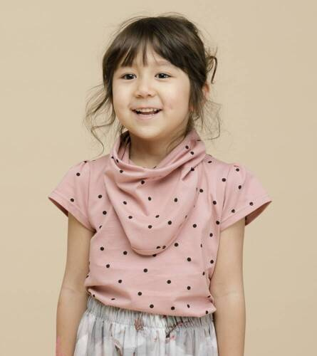 Tres Bien Chustka niemowlęca Pinokio - róż groszki