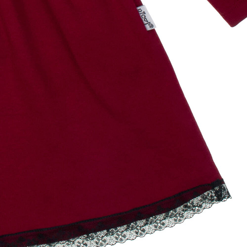 163178 Sukienka dla dziewczynki "Magia Świąt" Nicol - bordo