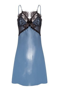 Beatrice Halka satynowa koszulka damska DKaren - błękitna