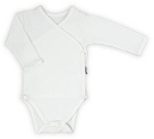 193096 Lea Kopertowe Body z długim rękawem Nicol -- kremowy