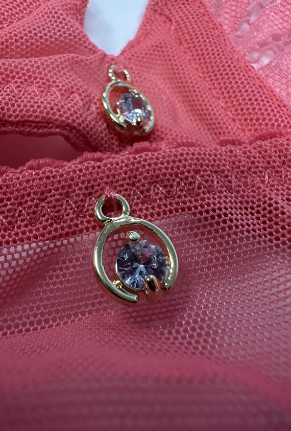 Resilque Set Tomato Red Passion czerwony – elegancki komplet bielizny damskiej