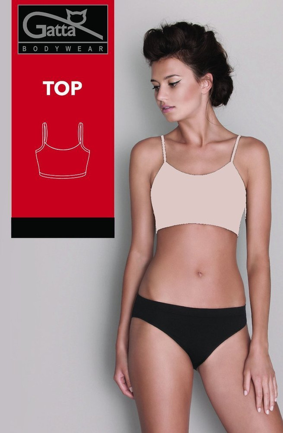 43K 611 Top damski biustonosz Gatta biały