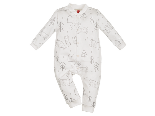 Pajac niemowlęcy bez stópek "ORGANIC FOREST" Makoma