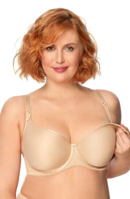 Anna Mama K Usztywniany Biustonosz do karmienia Nipplex- beżowy