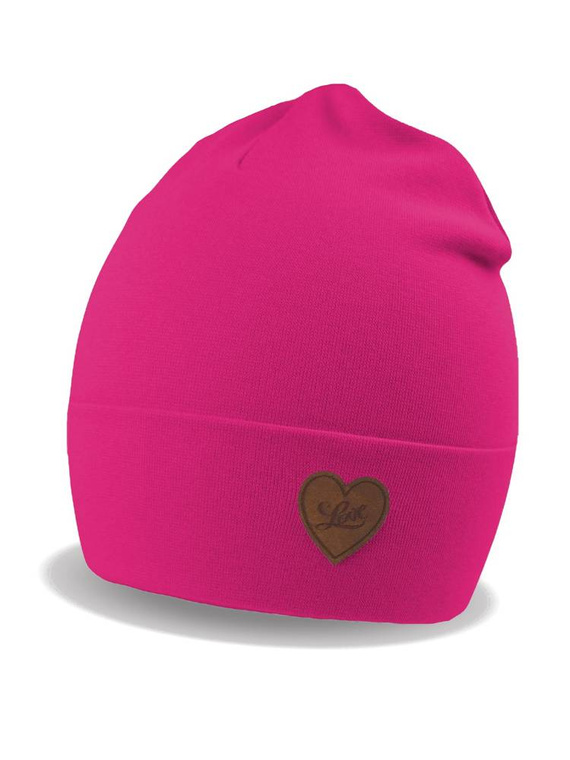 CP008 Girl Czapka dla dziewczynki Noviti - 04 różowy ciemny