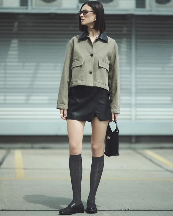 Podkolanówki Gabriella Visa 608 – czarne, 40 den, nieuciskający ściągacz