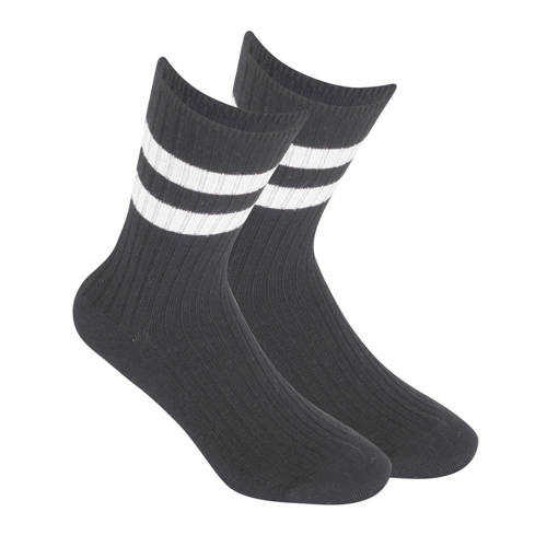 W84.08P wz.995 Skarpety damskie prążek bezuciskowe Wola black