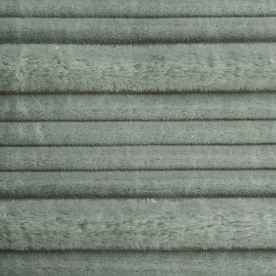 Koc narzuta Nina 220x200 flano 3D miękki Eurofirany 300 GSM szałwiowy