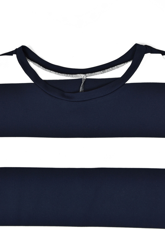 20018 Marine Sukienka Mediolano granatowy