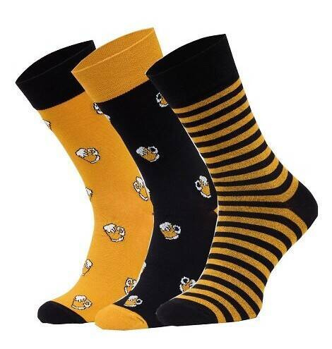 A60 Skarpety Premium A'3 Cornette - musztardowy