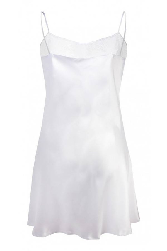 Doreen Halka satynowa koszulka damska DKaren - biały