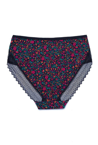 L-1573 MD Figi Damskie Lama -czarny