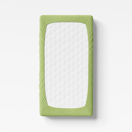 Prześcieradło dziecięce frotte Eevi - zielony