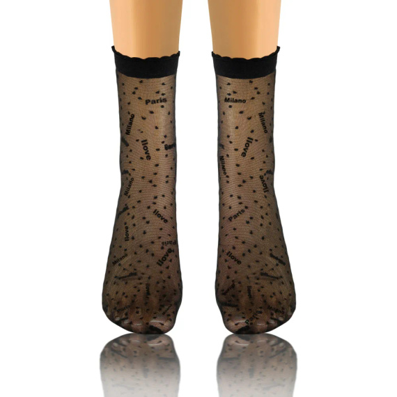 Skarpetki damskie Sesto Senso wzór 09 Milano/Paris