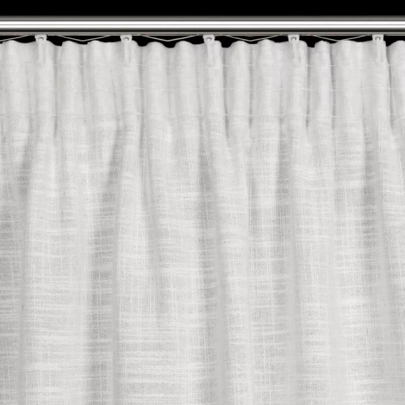 Rosi Zasłona na taśmie Eurofirany srebrny