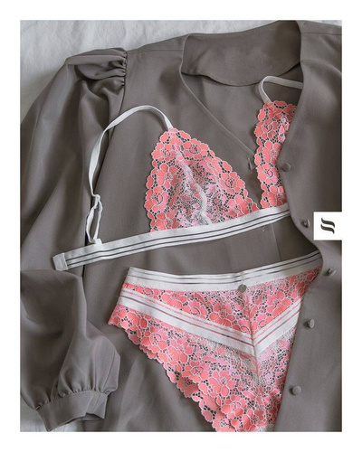 Bloomys Set Komplet 2-częściowy Obsessive biały